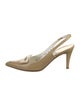 Salvatore Ferragamo Leather Slingback Pumps