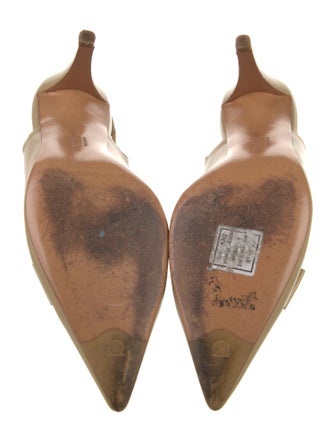 Salvatore Ferragamo Leather Slingback Pumps