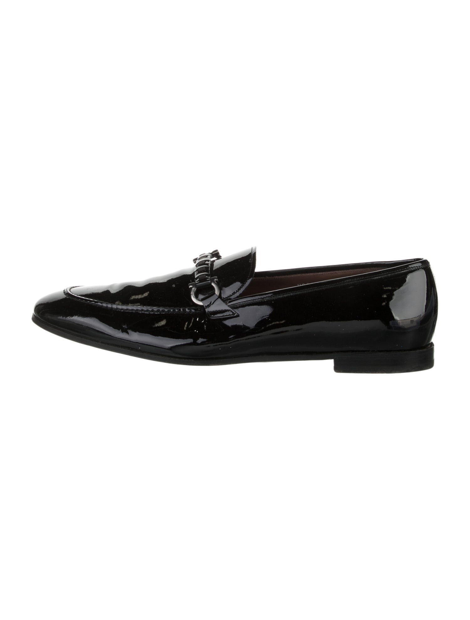 Salvatore Ferragamo Patent Leather Dress Loafers