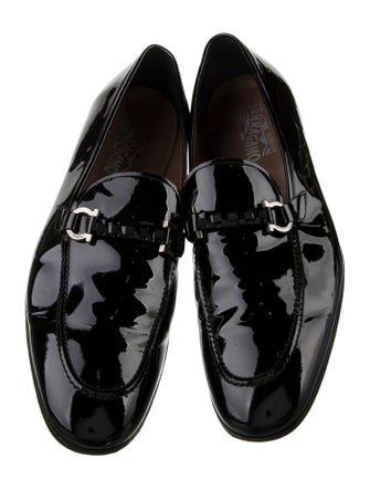 Salvatore Ferragamo Patent Leather Dress Loafers
