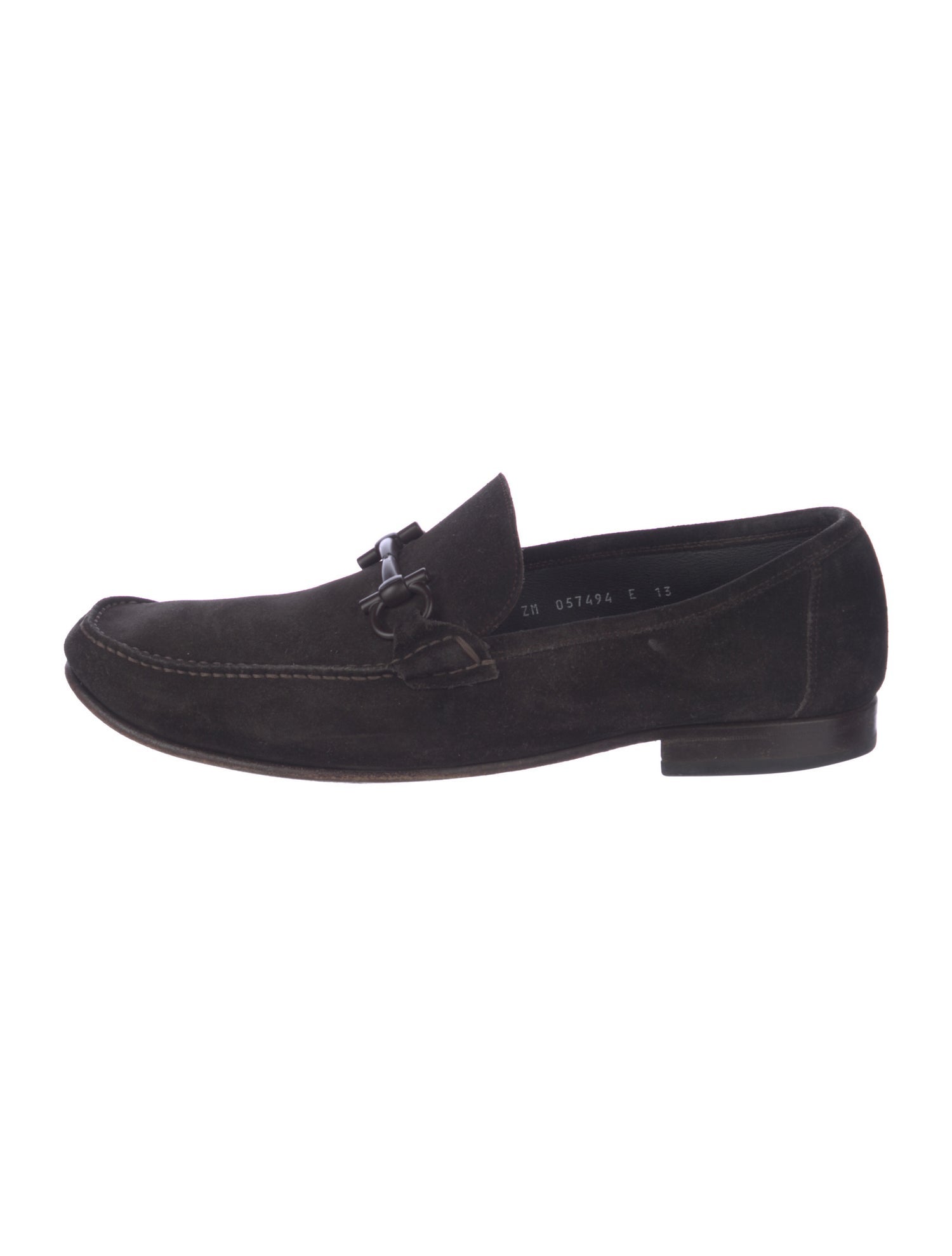 Salvatore Ferragamo Suede Dress Loafers