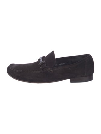 Salvatore Ferragamo Suede Dress Loafers