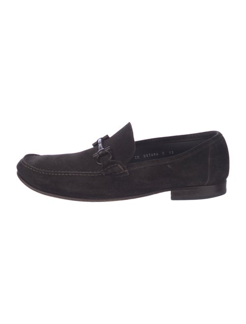 Salvatore Ferragamo Suede Dress Loafers