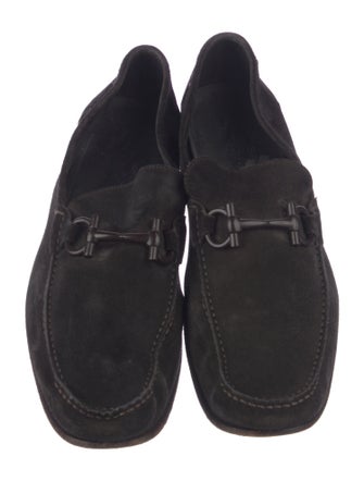 Salvatore Ferragamo Suede Dress Loafers