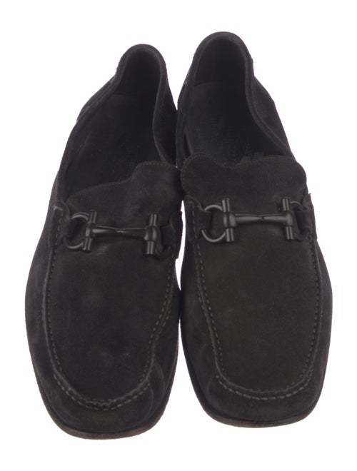 Salvatore Ferragamo Suede Dress Loafers
