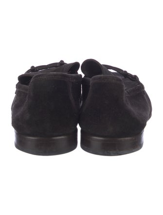 Salvatore Ferragamo Suede Dress Loafers