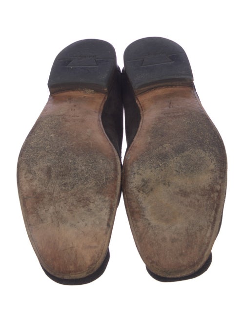Salvatore Ferragamo Suede Dress Loafers