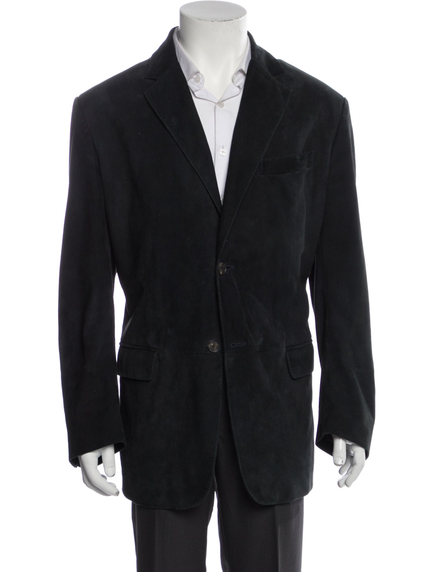 Salvatore Ferragamo Leather Utility Jacket