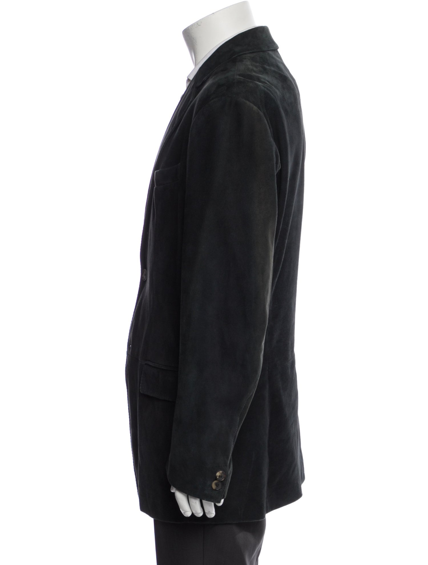 Salvatore Ferragamo Leather Utility Jacket