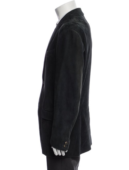 Salvatore Ferragamo Leather Utility Jacket