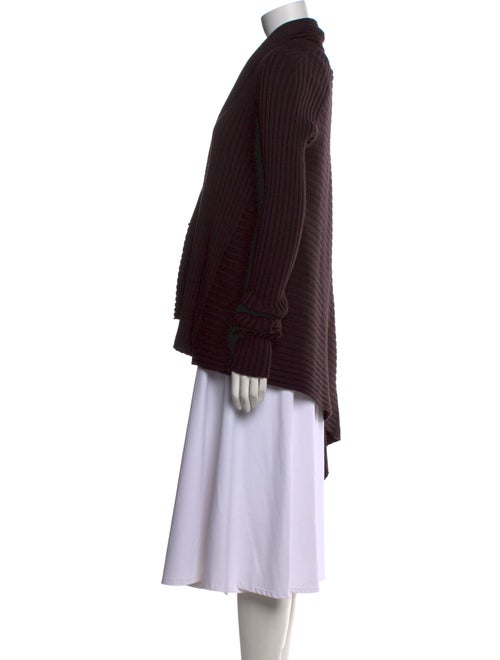 Salvatore Ferragamo Wool Open Front Sweater