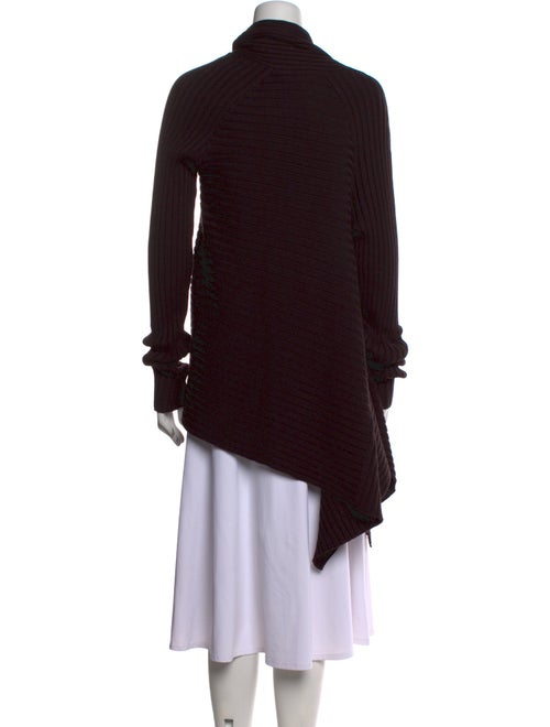 Salvatore Ferragamo Wool Open Front Sweater