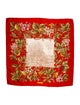 Salvatore Ferragamo Silk Floral Print Scarf