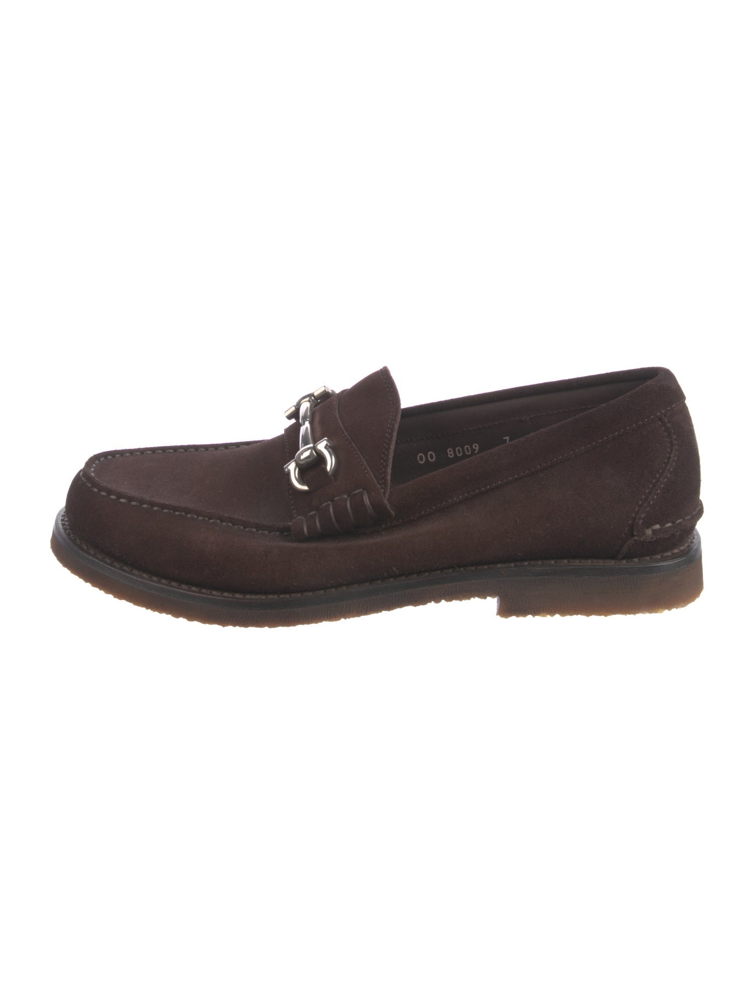 Salvatore Ferragamo Suede Dress Loafers