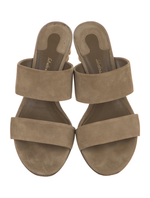 Salvatore Ferragamo Suede Slides