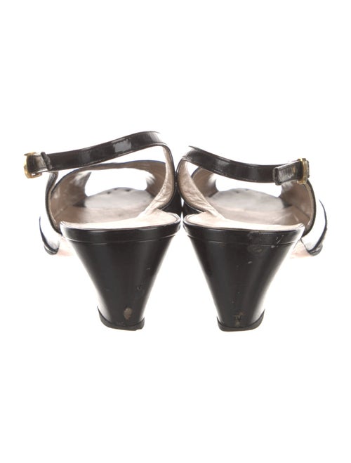 Salvatore Ferragamo Snakeskin Slingback Pumps