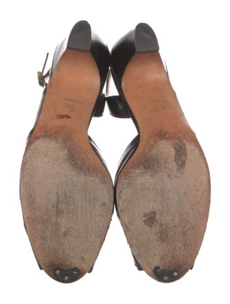 Salvatore Ferragamo Snakeskin Slingback Pumps