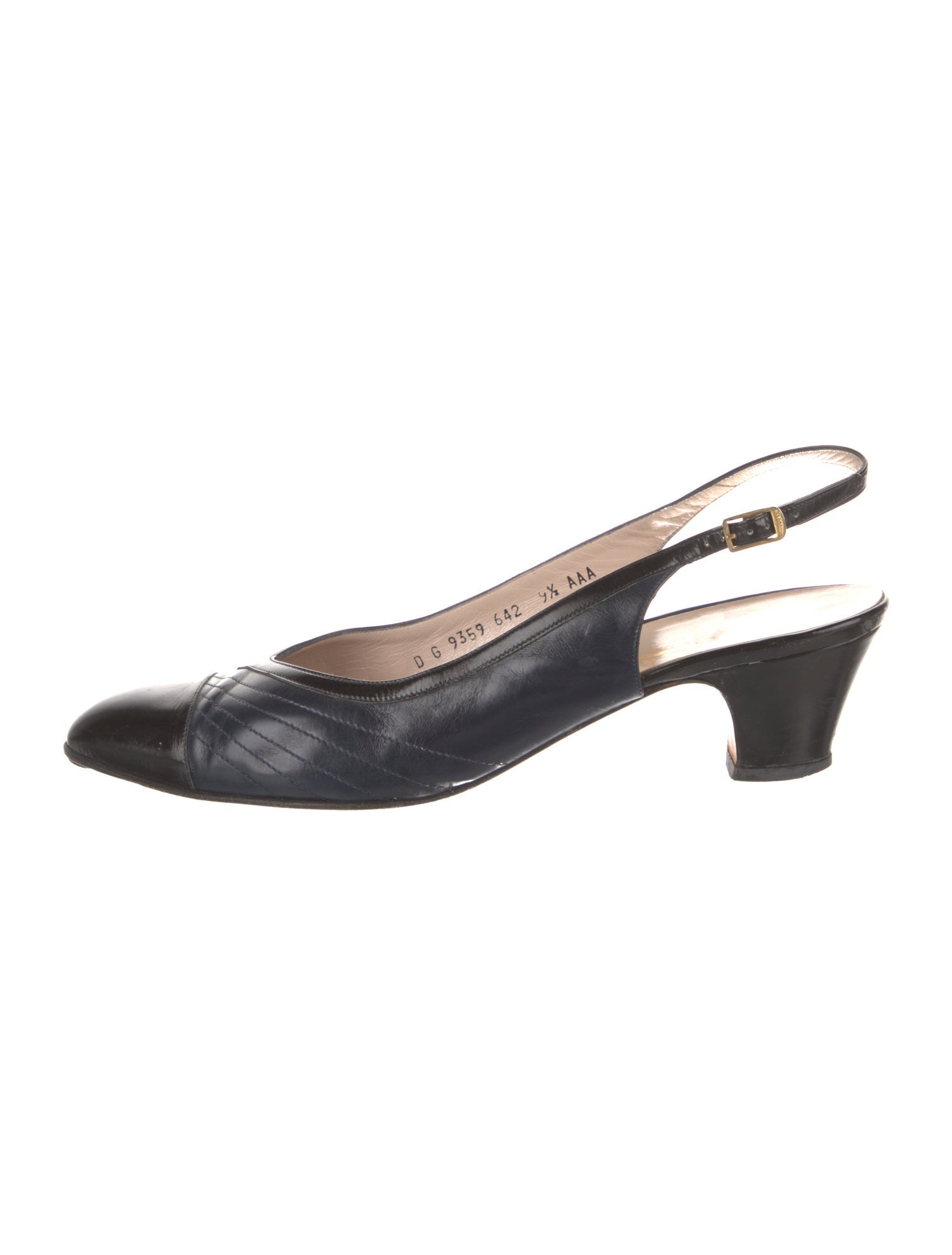 Salvatore Ferragamo Leather Slingback Pumps