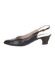 Salvatore Ferragamo Leather Slingback Pumps