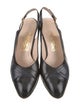 Salvatore Ferragamo Leather Slingback Pumps