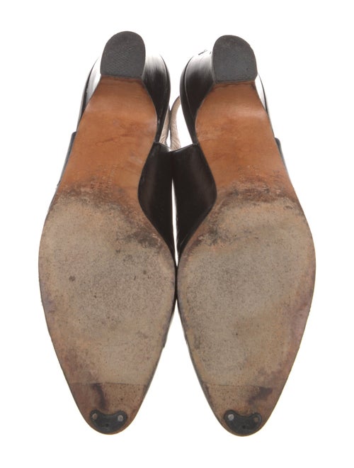 Salvatore Ferragamo Leather Slingback Pumps