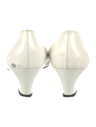 Salvatore Ferragamo Patent Leather Slingback Pumps