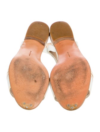 Salvatore Ferragamo Leather Slingback Sandals