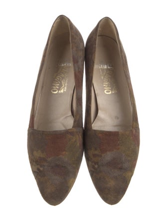 Salvatore Ferragamo Suede Flats