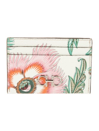 Salvatore Ferragamo Card Sleeve Gancini Logo Card Holder