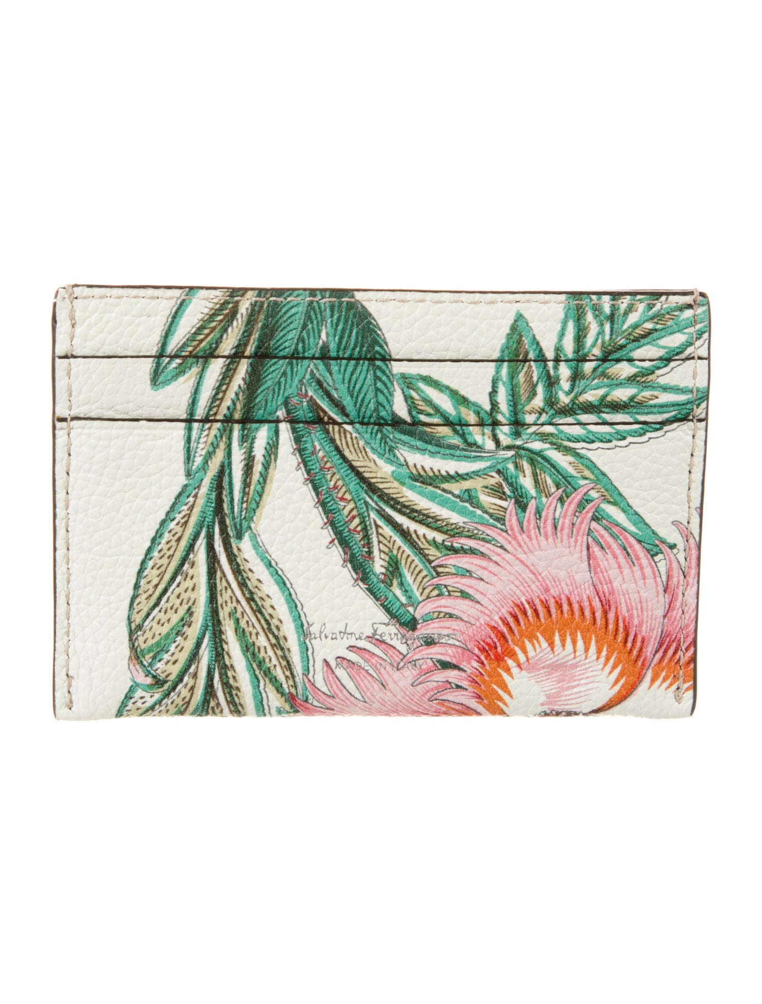 Salvatore Ferragamo Card Sleeve Gancini Logo Card Holder