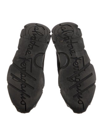 Salvatore Ferragamo Gancini Logo Mesh Sneakers