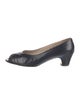 Salvatore Ferragamo Vara Bow Accent Leather Flats