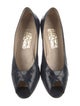 Salvatore Ferragamo Vara Bow Accent Leather Flats