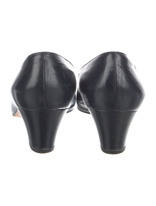 Salvatore Ferragamo Vara Bow Accent Leather Flats