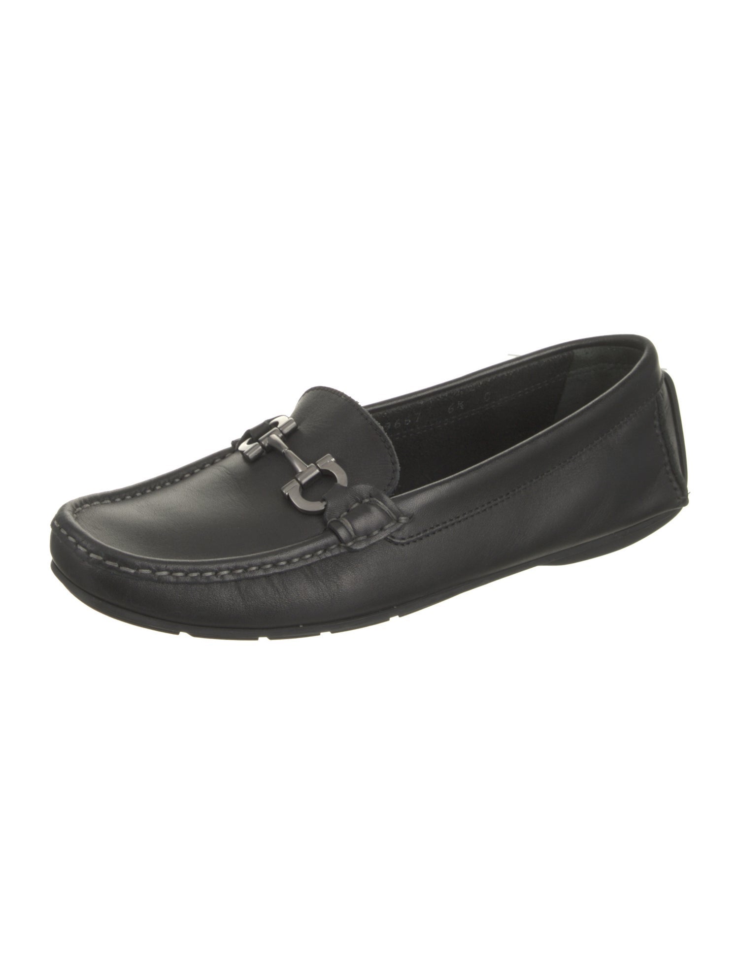 Salvatore Ferragamo Horsebit Accent Leather Loafers