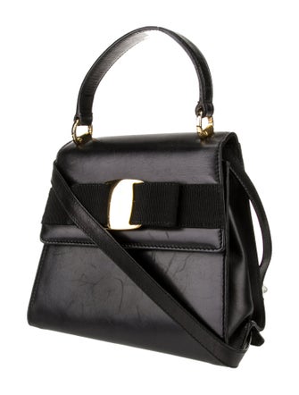 Salvatore Ferragamo Leather Top Handle Bag