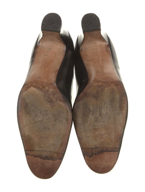 Salvatore Ferragamo Vara Bow Accent Leather Pumps