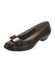 Salvatore Ferragamo Vara Bow Accent Leather Flats