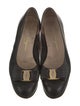 Salvatore Ferragamo Vara Bow Accent Leather Flats