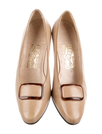 Salvatore Ferragamo Leather Flats