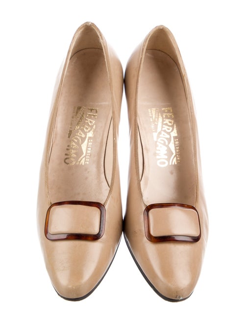 Salvatore Ferragamo Leather Flats