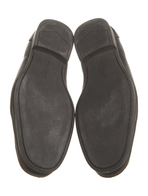 Salvatore Ferragamo Gancini Logo Leather Dress Loafers