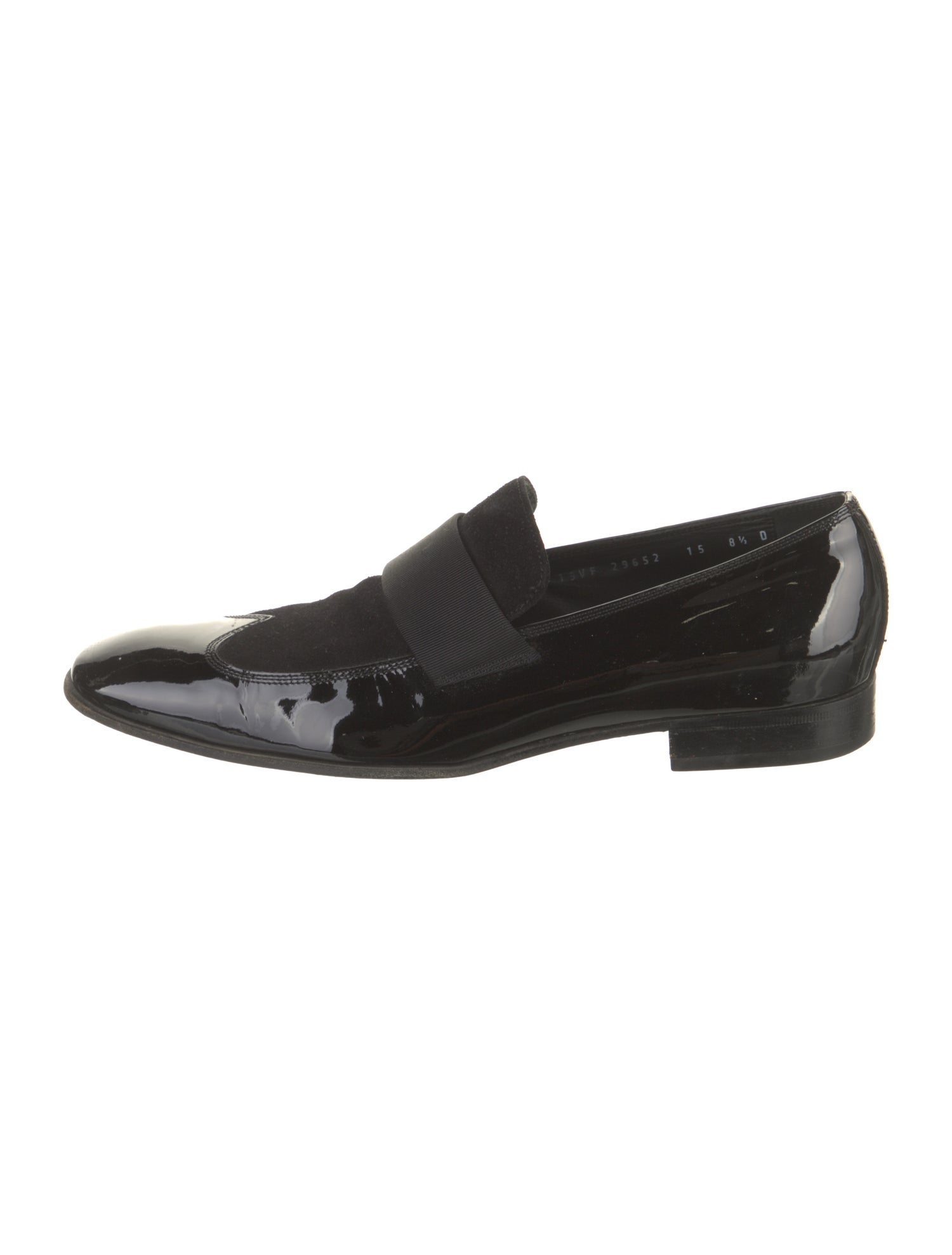 Salvatore Ferragamo Patent Leather Monk Straps