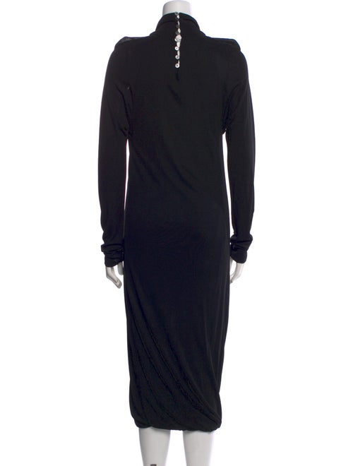 Salvatore Ferragamo Mock Neck Long Dress