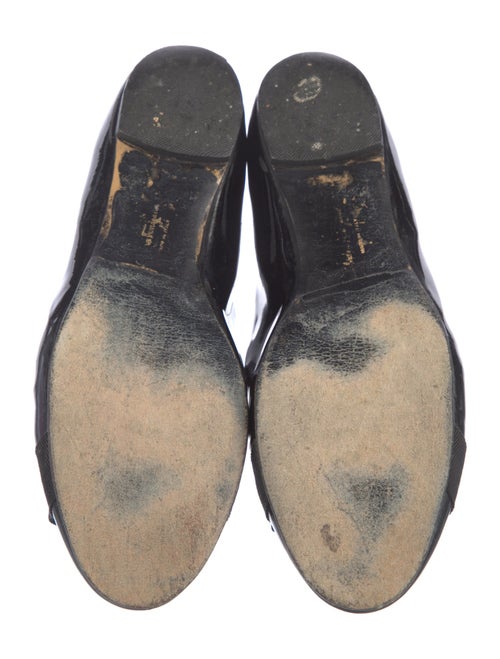 Salvatore Ferragamo Vara Bow Accent Patent Leather Ballet Flats