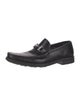Salvatore Ferragamo Gancini Logo Leather Dress Loafers