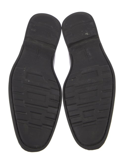 Salvatore Ferragamo Gancini Logo Leather Dress Loafers