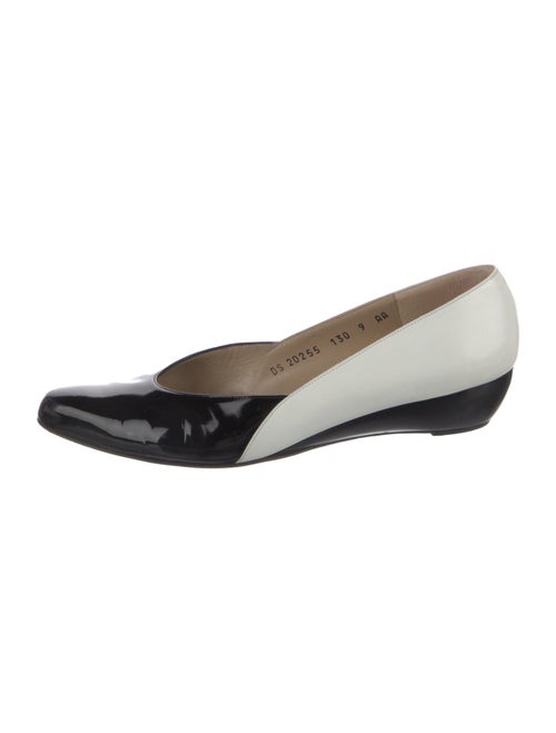 Salvatore Ferragamo Patent Leather Slingback Pumps