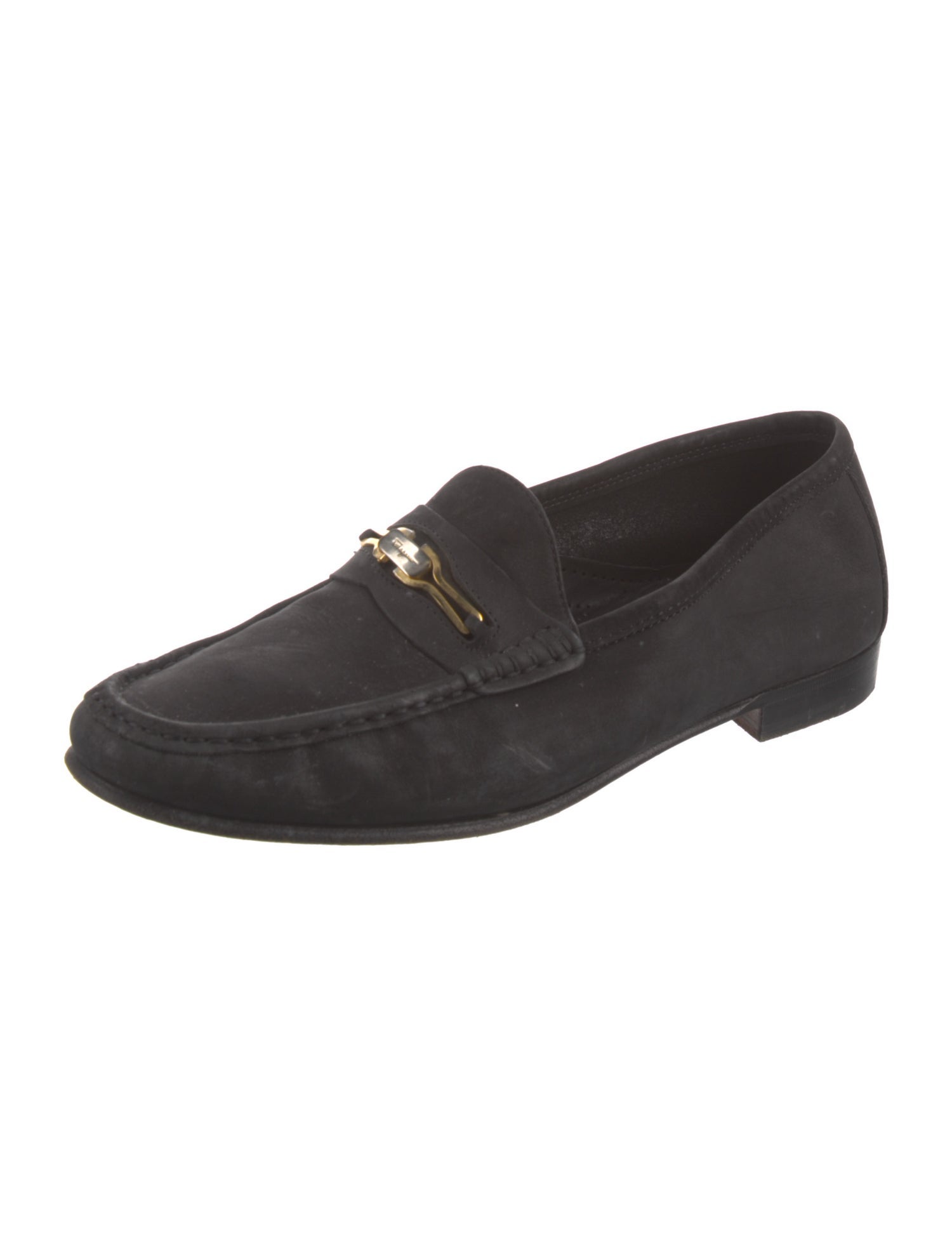 Salvatore Ferragamo Suede Dress Loafers