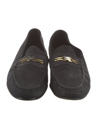 Salvatore Ferragamo Suede Dress Loafers